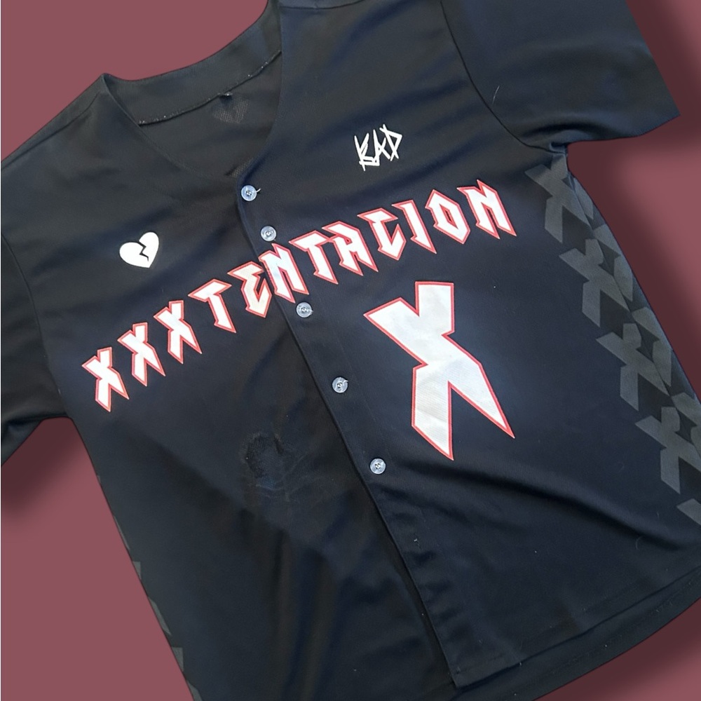 XXXTentacion Tank 1990-2010 R.I.P Baseball Jersey   Rap Hip Hop